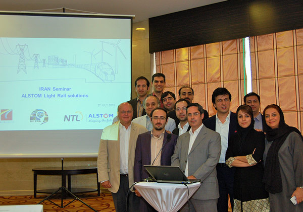 Séminaire et présentation wagons lié à la circulation centre-ville (Translohor, Alstom).