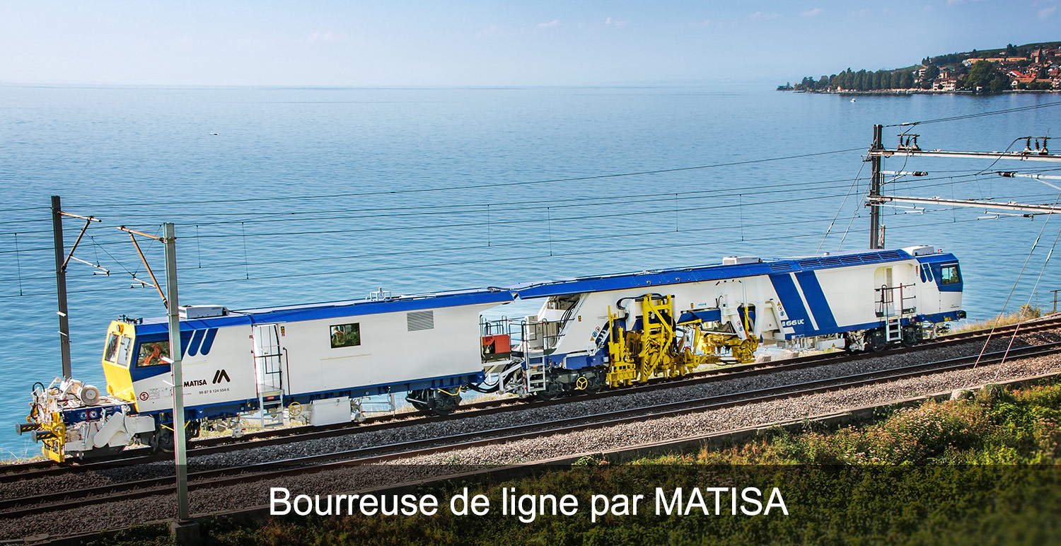 Bourreuse de ligne par MATISA